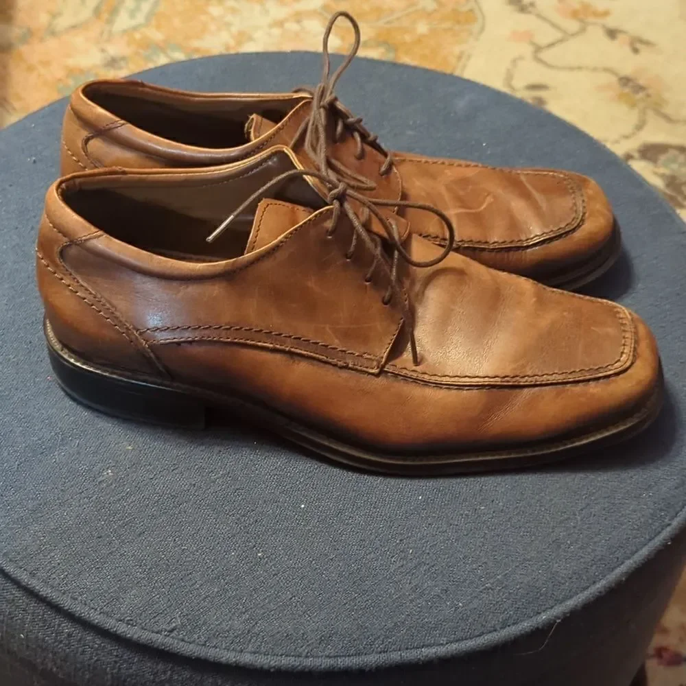 Joseph‎ Abboud Men's Brown Leather Shoes Size 13 Gel Heel